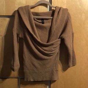 Off the shoulder sweater